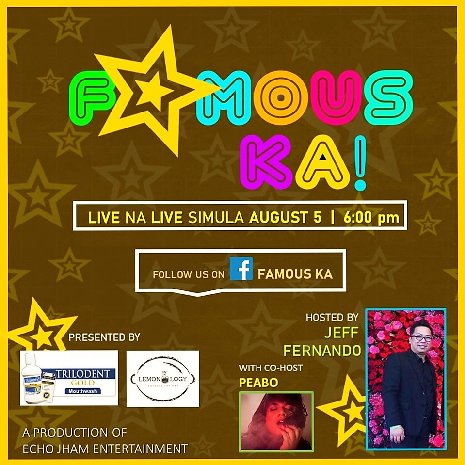 Jeff Fernando to host new online showbiz talk show ‘Famous Ka!’