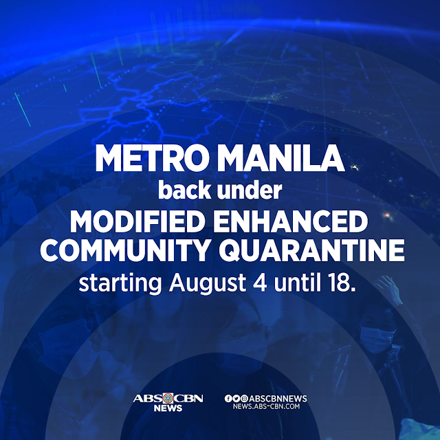 15-day MECQ for NCR, Calabarzon and Central Luzon