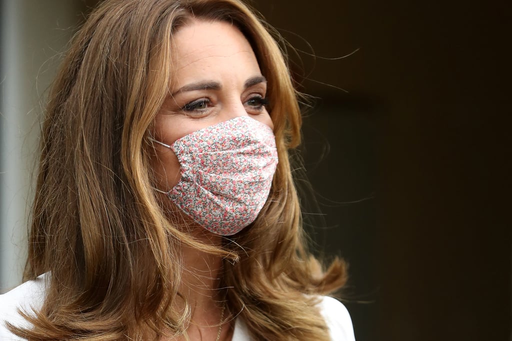 Royals wearing face masks