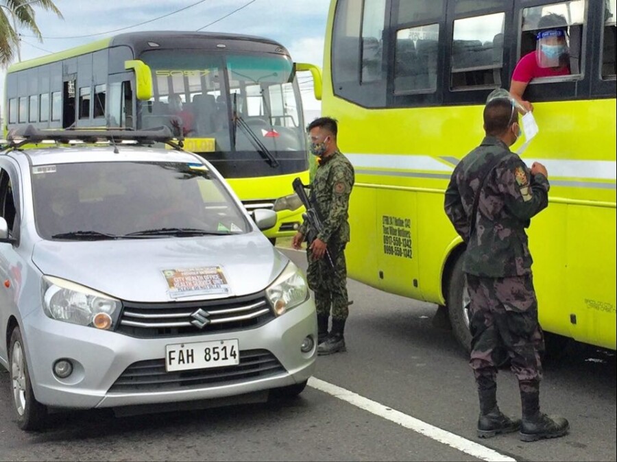 Police checkpoint