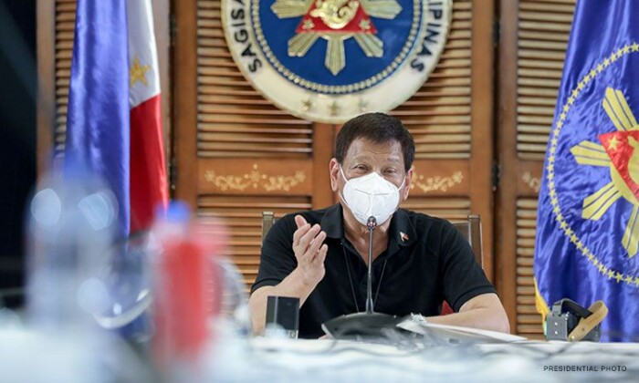No more corruption of pandemic funds, says Duterte